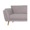 Marley Chaise Lounge Grey Gum zoomed in view