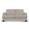 Chloe Milano Pumice 2.5 Seat Lounge front view