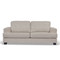 Chloe Milano Pumice 3 Seat Lounge front view