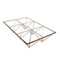 Tommy Coffee Table Rose Gold - zoomed in top down whole table