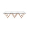 Tommy Coffee Table Rose Gold - side view