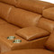 Austin Leather Modular Recliner Lounge close up detail view