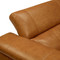 Austin Leather Modular Recliner Lounge close up back seat view
