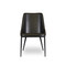 Edge Dining Chair Black front view