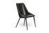 Edge Dining Chair Black angle front view