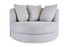 Cuddle Swivel Chair - zoomed front three pillows