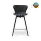 Clover Black Stool front view