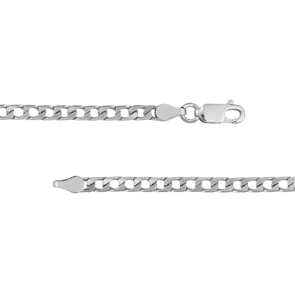 Buy Sterling Silver 925 Flat Link Cable Chain Online In India - India