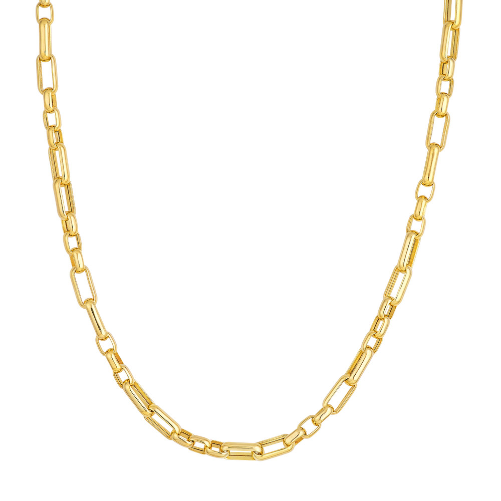 Hollow Handmade Oval Link Chain - Midas Chain