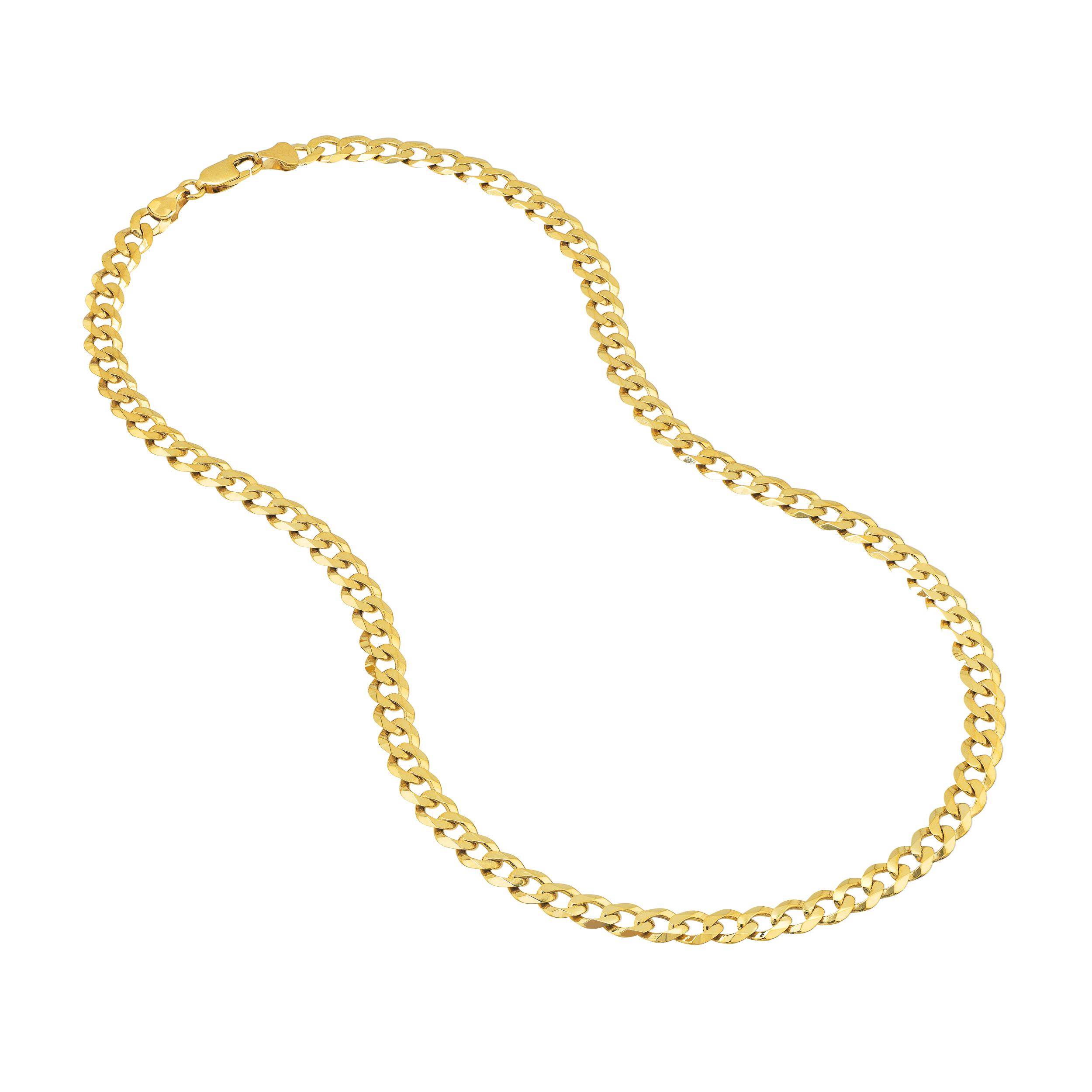 7mm Flat Open Cuban Chain - Midas Chain