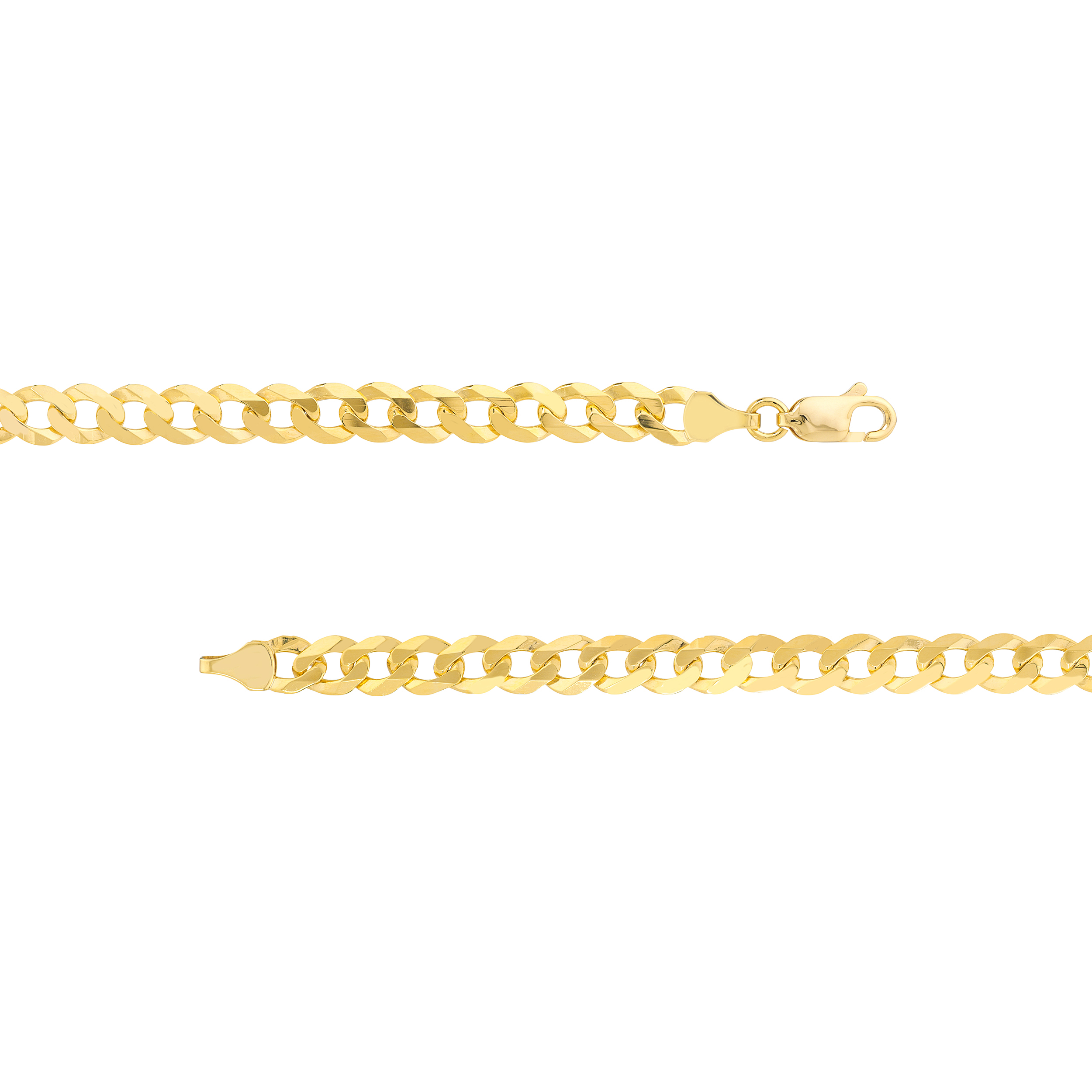 7mm Flat Open Cuban Chain - Midas Chain