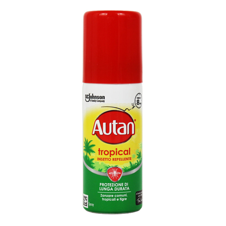 Autan Tropical Insetto Repellente Spray 8H 50 Ml