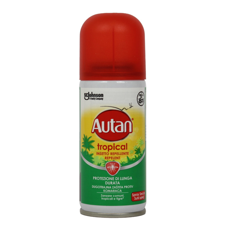 Autan Tropical Repellente Antipuntura Spray Secco 100 Ml