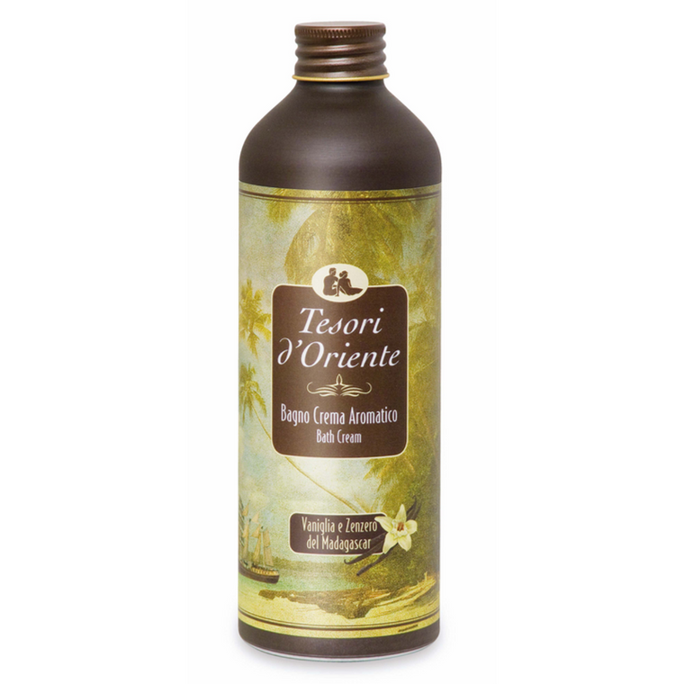 Tesori d'Oriente Bagno Crema Aromatico Vaniglia e Zenzero 500ml