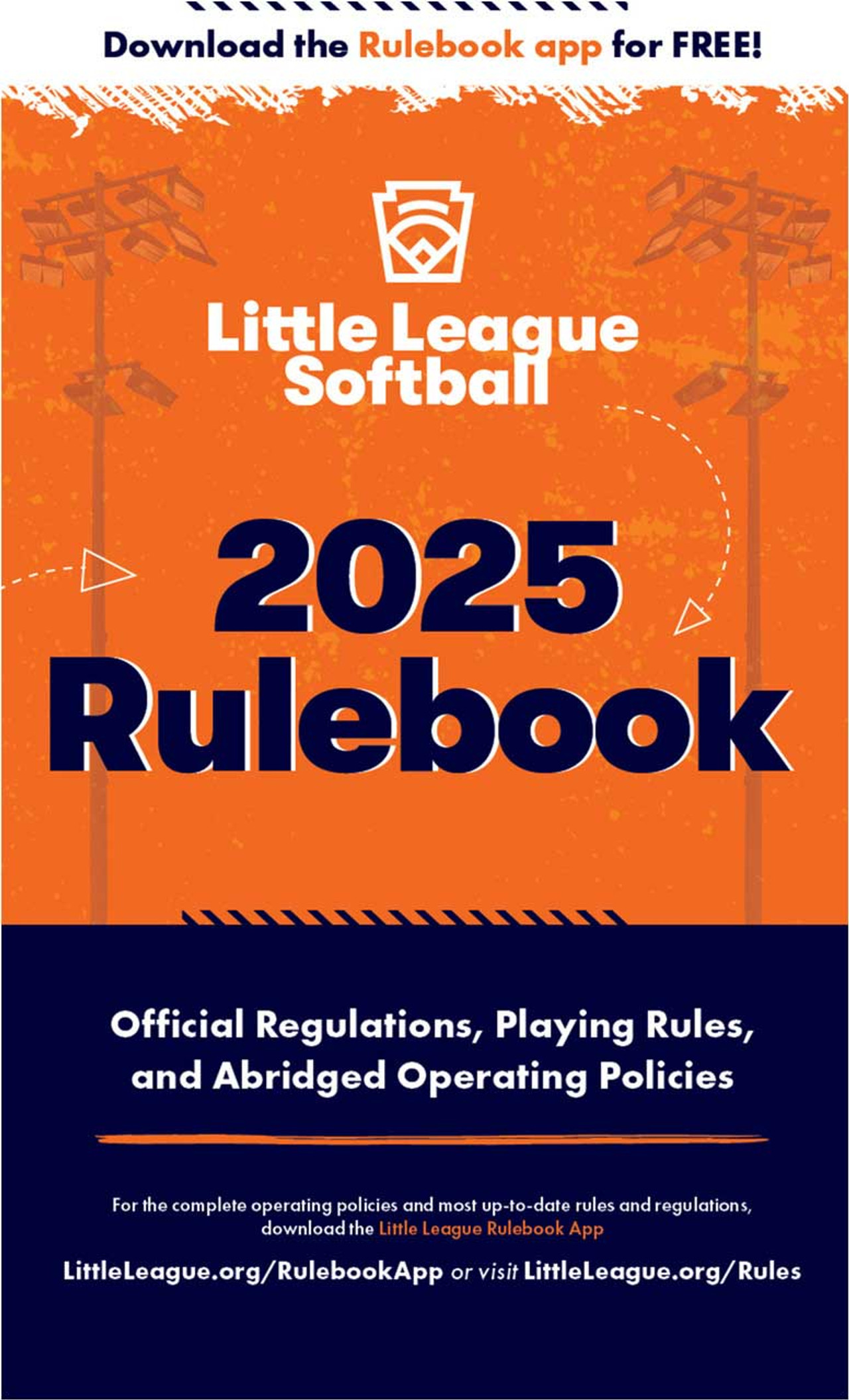 2025 Little League Softball Rule Book Little League Official Store