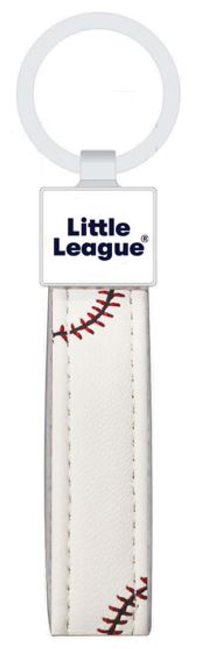 Little League Keystone Emblem Baseball Stitch Keychain