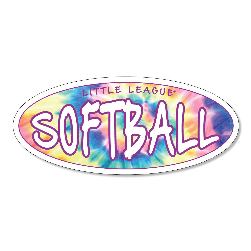 Little League Softball TieDye Oval Dizzler Little League Official Store