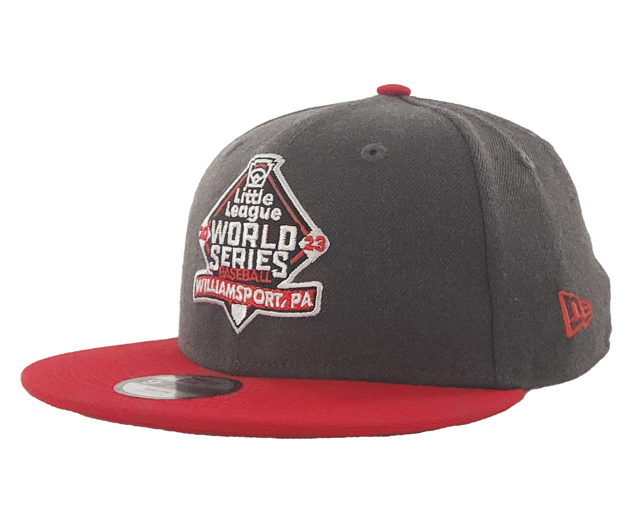 New Era 9Fifty Heather Graphite 2023 World Series Logo Youth Snapback Cap