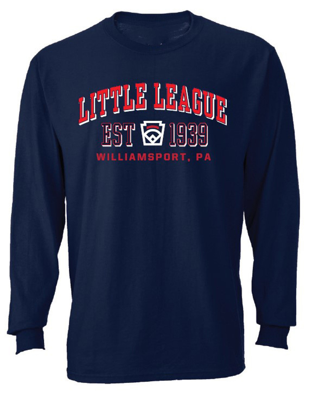 Little League Authentic Throwback Navy Long Sleeve - Little