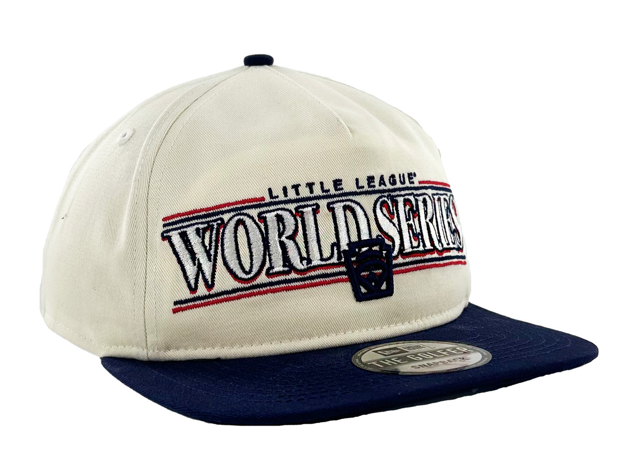 希少！90sヴィンテージ Imperial Wailea Golf キャップ New Era Golfer Chrome White & Navy LLWS Adjustable Cap - Little