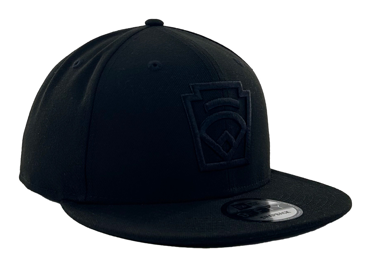 New Era 9Fifty Black Little League Keystone Logo Snapback Cap