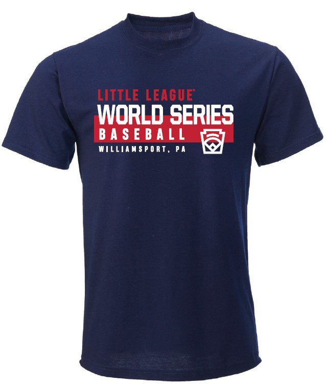 Little League Baseball World Series Core Red Bar Navy Tee Little