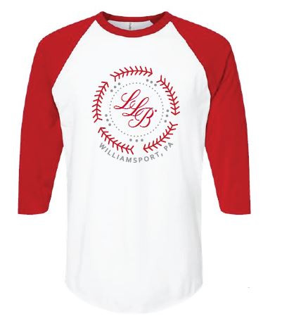 Little League Baseball Monogram Jersey Raglan Tee Little League