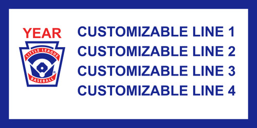 Vintage Replacement Vinyl Baseball Banner Vintage Replacement Vinyl Baseball Banner
