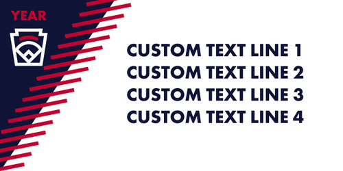 Special Custom 4-Line Banner Special Custom 4-Line Banner