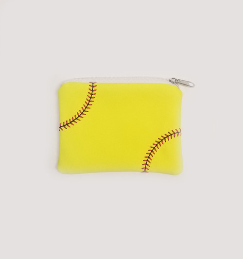 Softball Stitch Coin Purse View Product Image