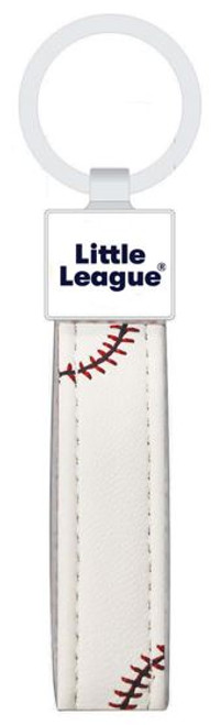 Little League Keystone Emblem Baseball Stitch Keychain View Product Image