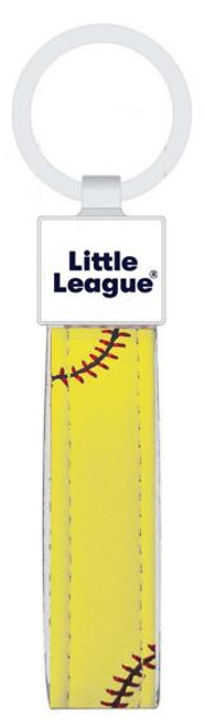 Little League Keystone Emblem Softball Stitch Keychain View Product Image