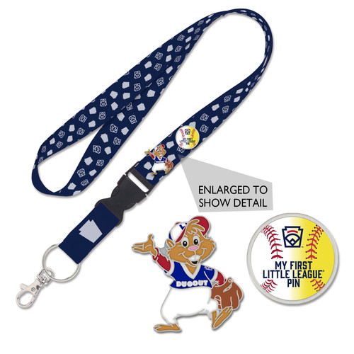 Little League Pin Starter Lanyard Set View Product Image