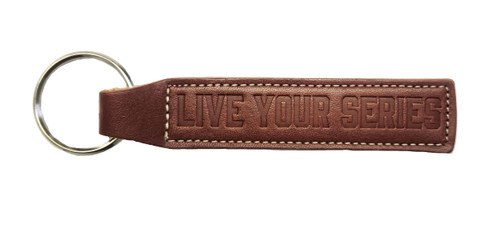 Little League Live Your Series Brown Leather Keychain View Product Image