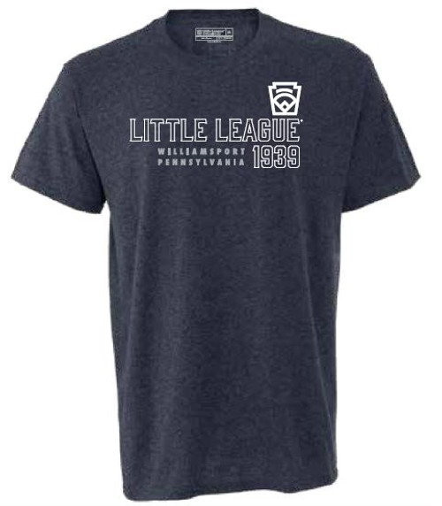 Little League 1939 Outline Navy Heather Tee View Product Image