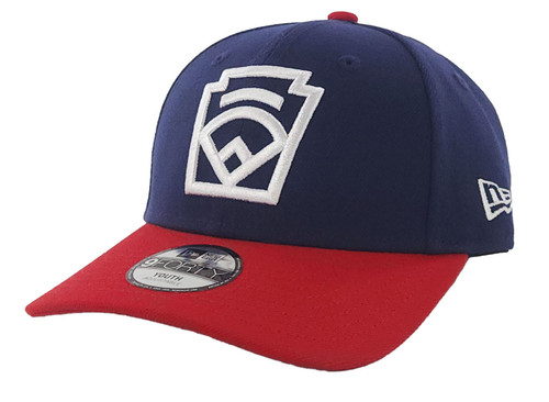 New Era 9Forty Navy Little League White Keystone Logo Youth Adjustable Cap