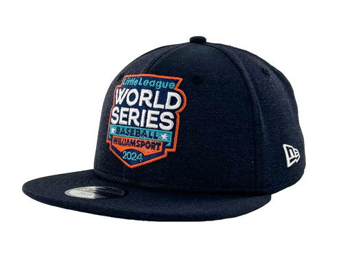 New Era 9Fifty Navy Shadow Tech Little League 2024 Baseball World Series Logo Youth Snapback Cap View Product Image