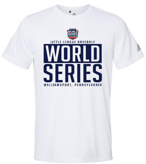 adidas® Little League 2024 Baseball World Series Stack the Box White Tee View Product Image