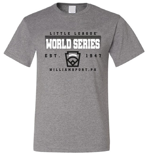 Little League World Series Gradient Pixel Grey Tee Little League World Series Gradient Pixel Grey Tee