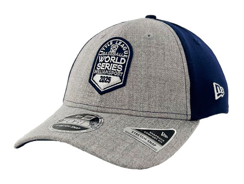 New Era 9Forty Gray & Navy Tonal Little League 2025 Baseball World Series Logo Adjustable Cap New Era 9Forty Gray & Navy Tonal Little League 2025 Baseball World Series Logo Adjustable Cap