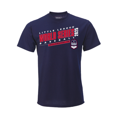Little League 2025 Baseball World Series Navy Concert Tee View Product Image