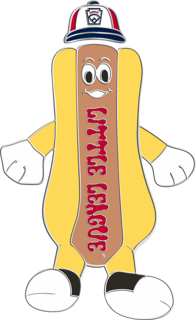 Little League Hotdog Plush Pin