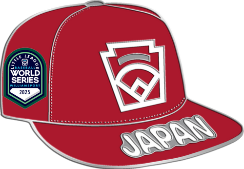 Little League Baseball World Series 2025 Japan Team Cap Pin View Product Image