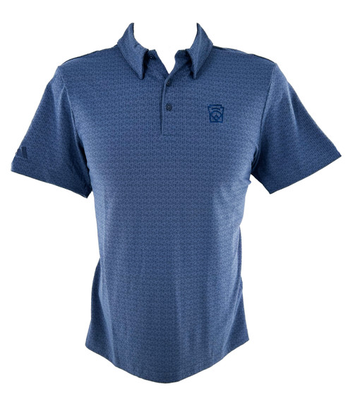 adidas Little League Keystone Logo Blue Blended Printed Polo