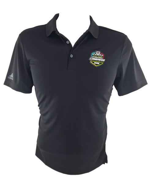 adidas Men's Little League 2026 Congress Logo Black Polo