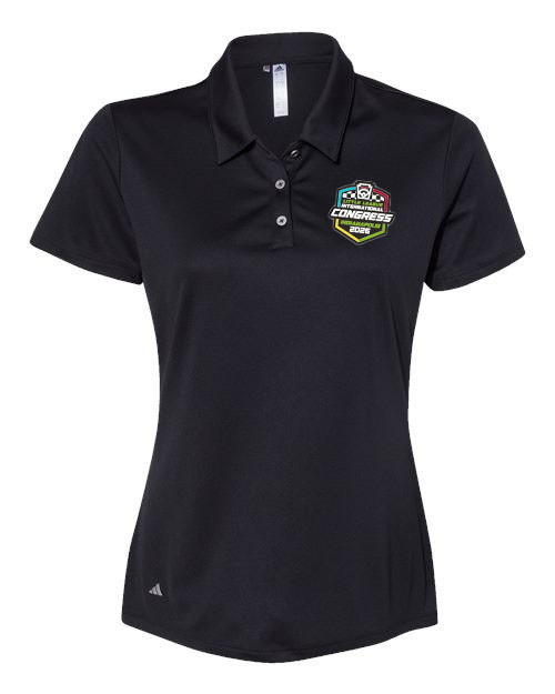 adidas Women's Little League 2026 Congress Logo Black Polo