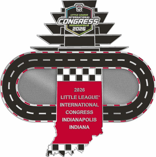 Little League 2026 International Congress Track Tower Pin