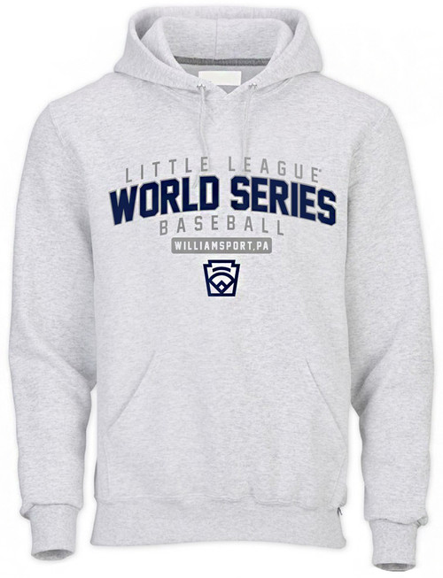 Little League Baseball WS Stack Arch White  Hood