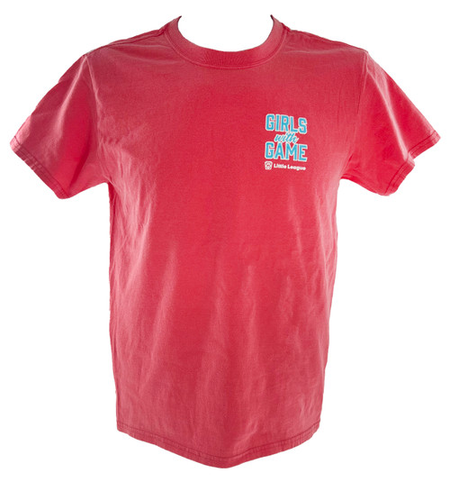 Little League For Girls with Game Everywhere Pink Tee View Product Image