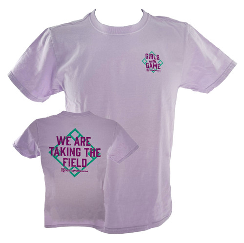 Little League GWG We are Taking the Field Purple Tee